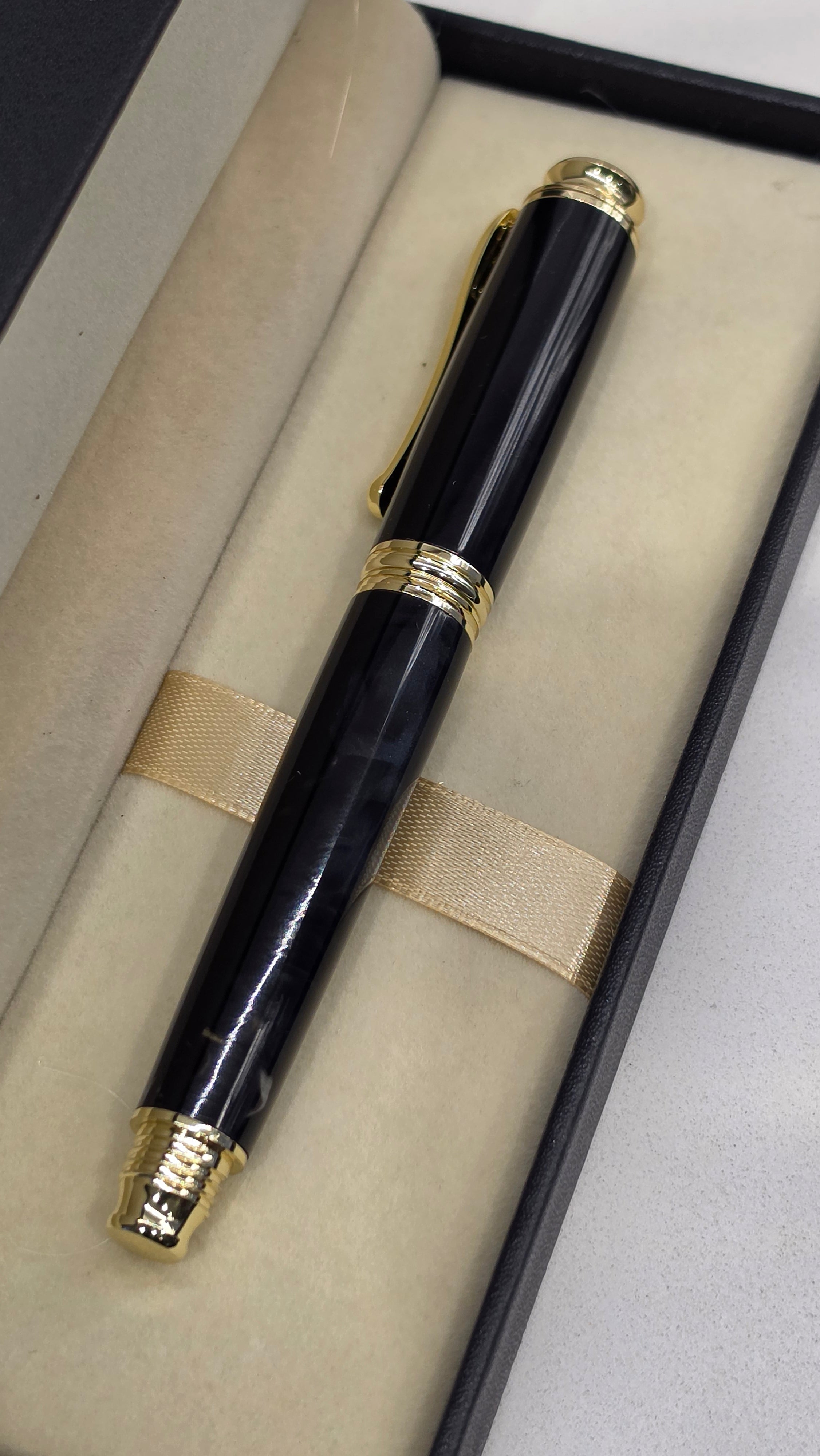 Black and Gold Rollerball Pen