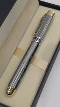 Masonic Cullinore Acrylic grey marble effect rollerball pen