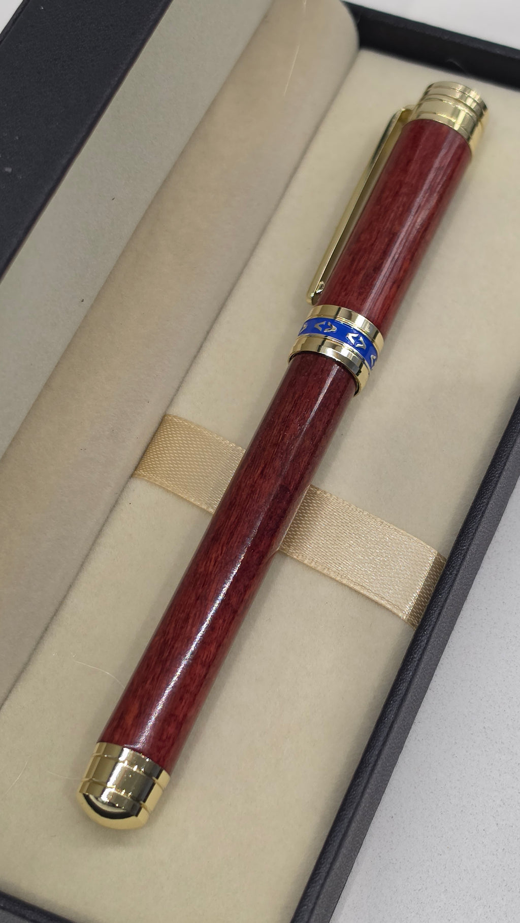 Masonic wood turned Rollerball Pen.