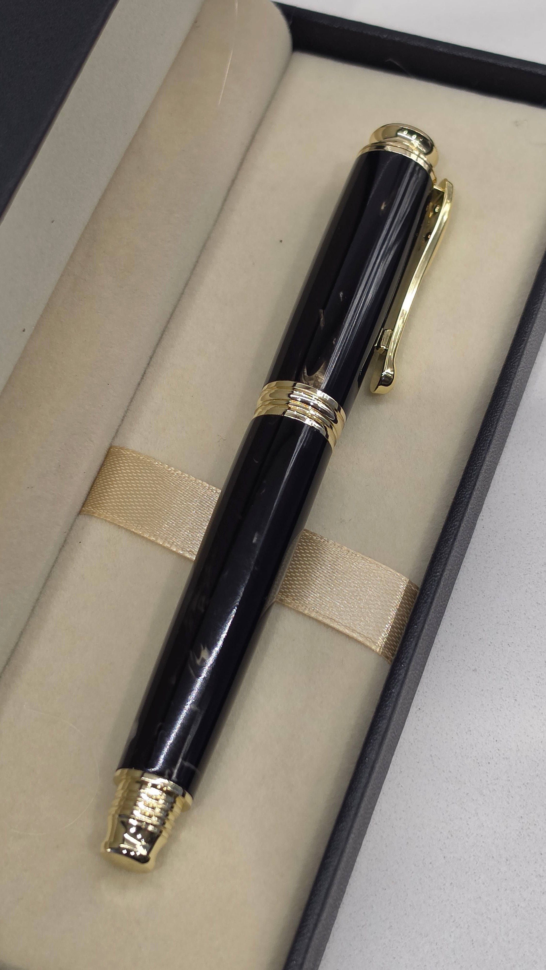 Black and Gold Rollerball Pen