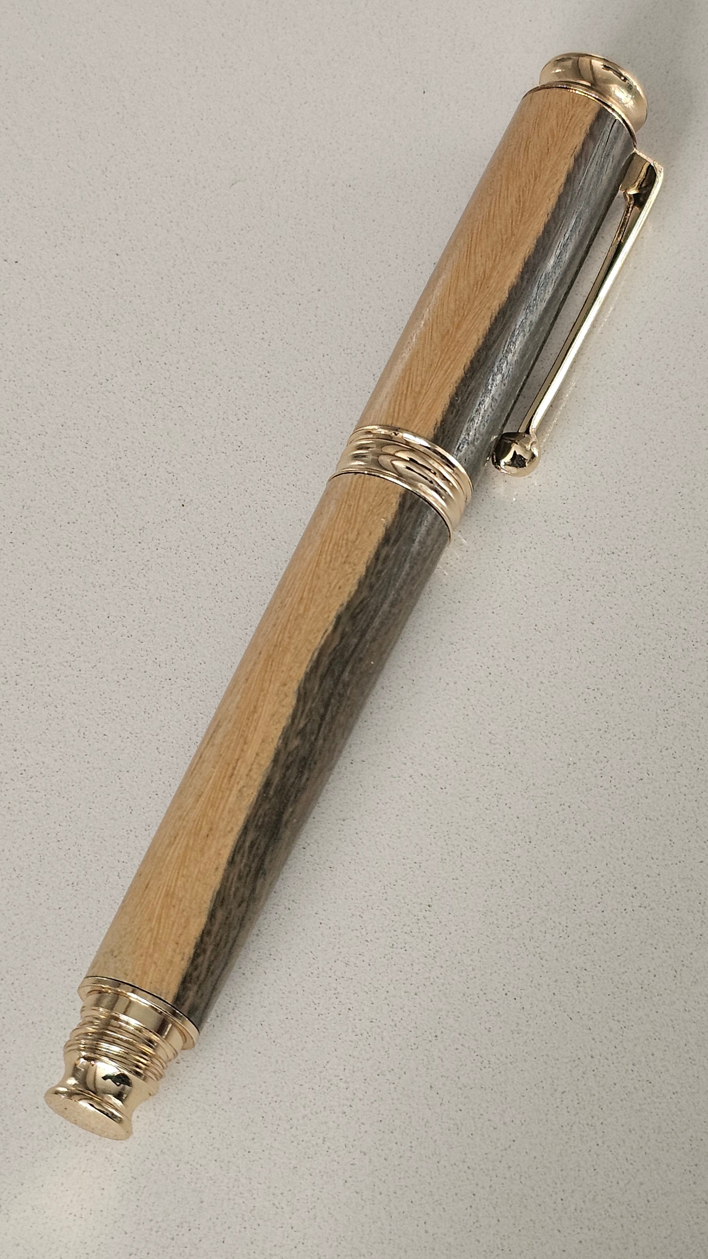 The Laburnum Heritage Fountain Pen in Gold